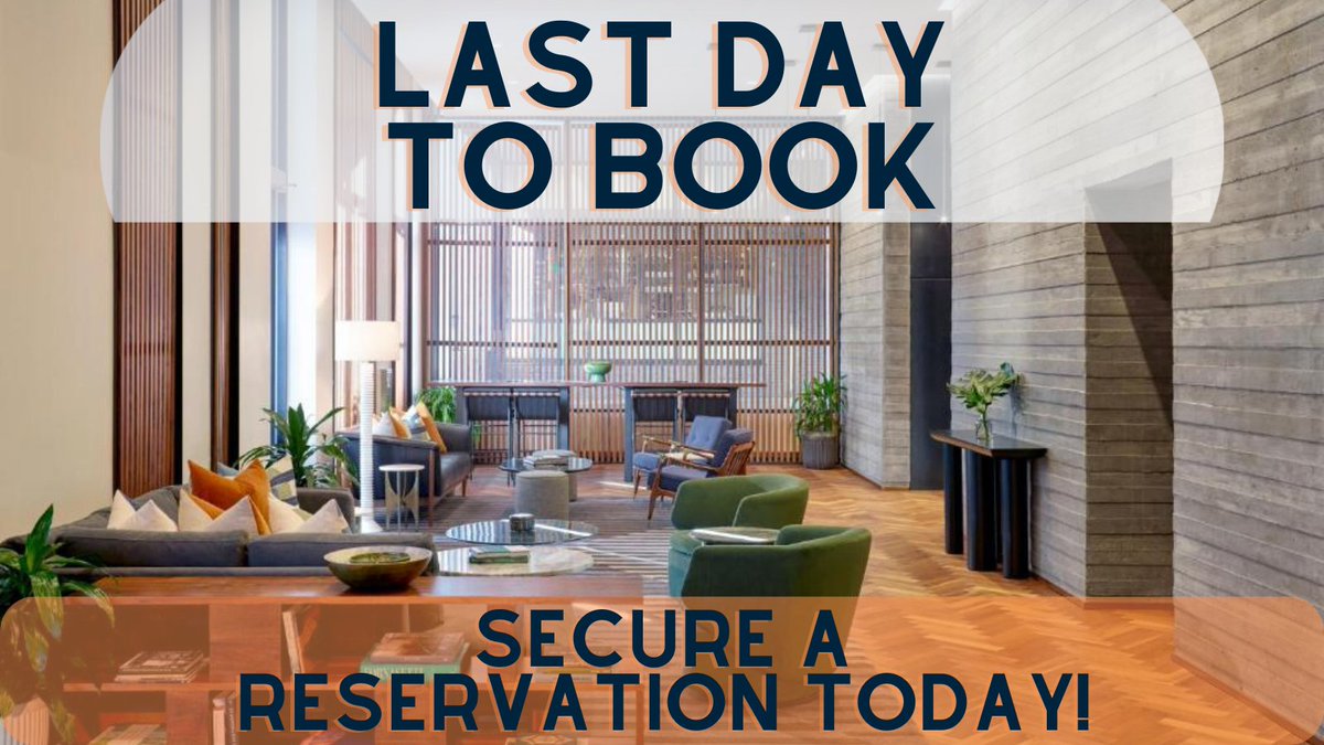 Today is the FINAL day to secure your room at the Limelight Denver! Book your room now to ensure you're just steps away from all the insightful sessions and networking opportunities at NH&amp;RA's Spring Developers Forum on May 1 &amp; 2: rb.gy/smvs6d