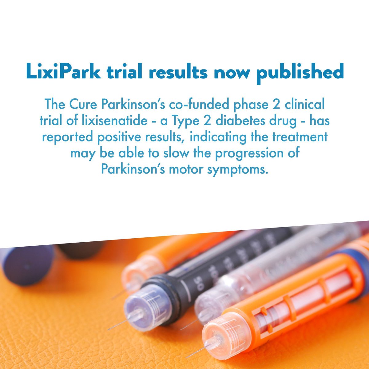 Cure Parkinson’s continues to drive our research efforts forward to ensure that if these medicines can slow #Parkinsons progression we will do our utmost to ensure they can be made available to people with Parkinson’s as quickly as possible: buff.ly/4aBOZN2 @VAInstitute