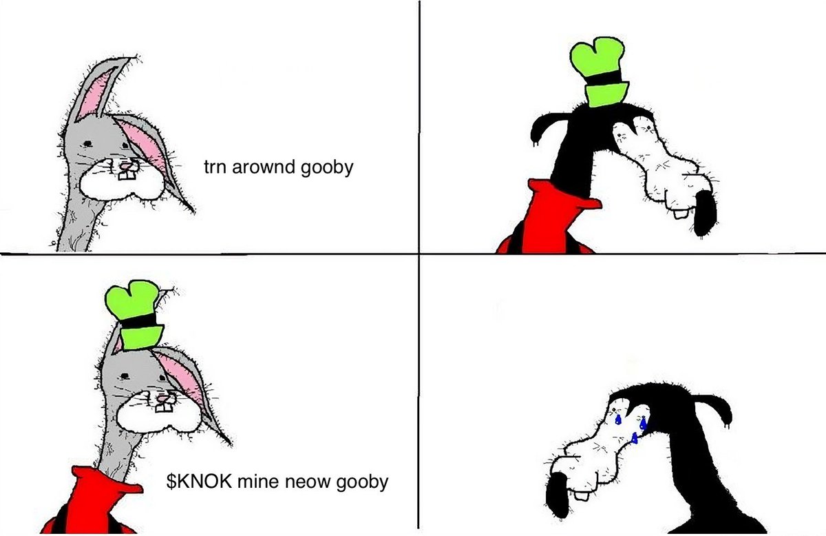 bogs playd me, frens! asked gooby to spin rownd, den swiped my identity fster dan u can say $KNOK! neow he claimin' knockoff as his 🤬

#solana #crypto #memecoin