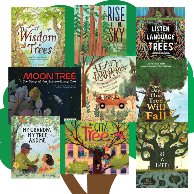 #ArborDay is April 26. Celebrate with these recent #picturebooks about #trees! @LitaJudge @LBB_books @RoxanneTroup @Gianferrari_M @CarolynBFraiser #ArborDay2024 michelleschaub.com/landmarks