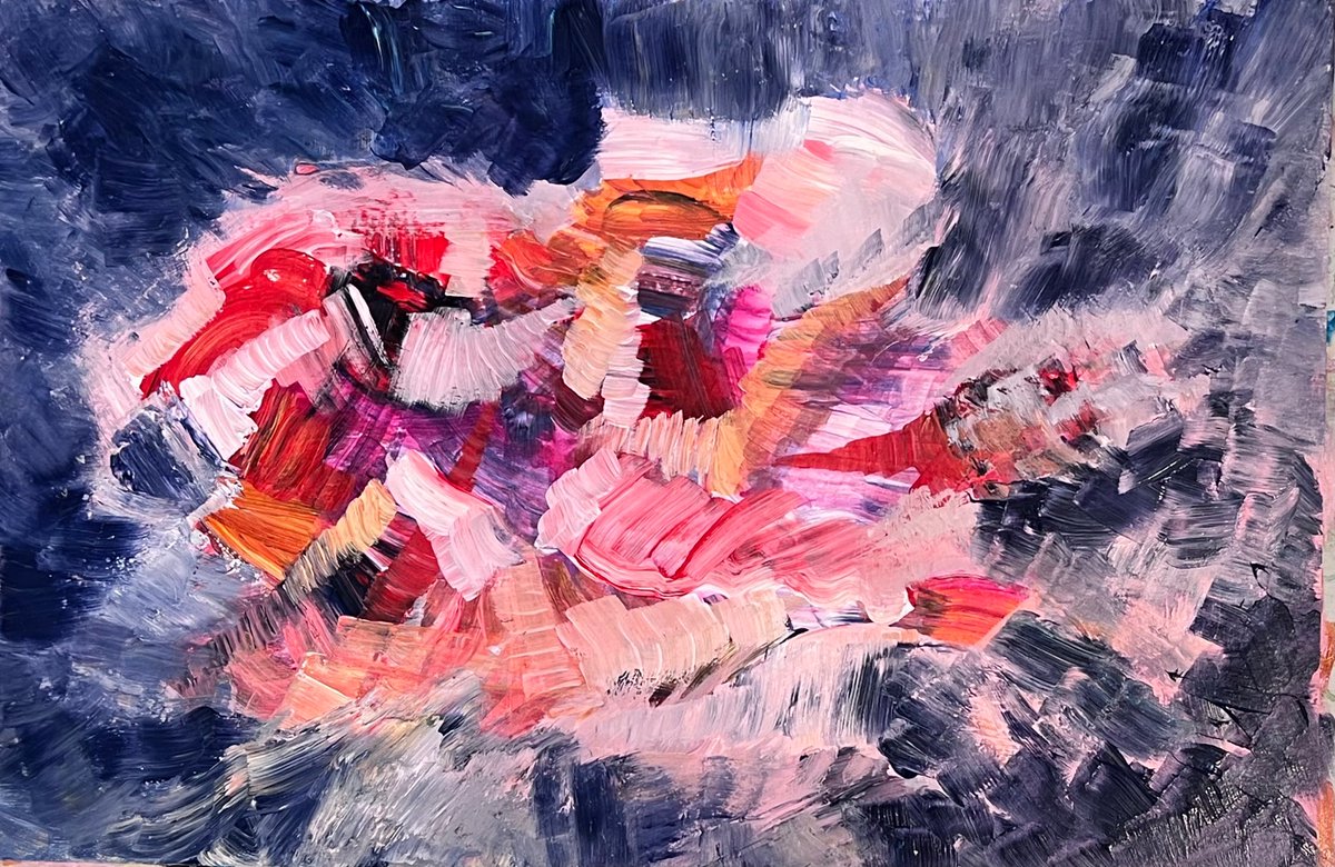 Abstract painting by Julia Guzzio #juliaguzzio #artist #painting #abstractpainting