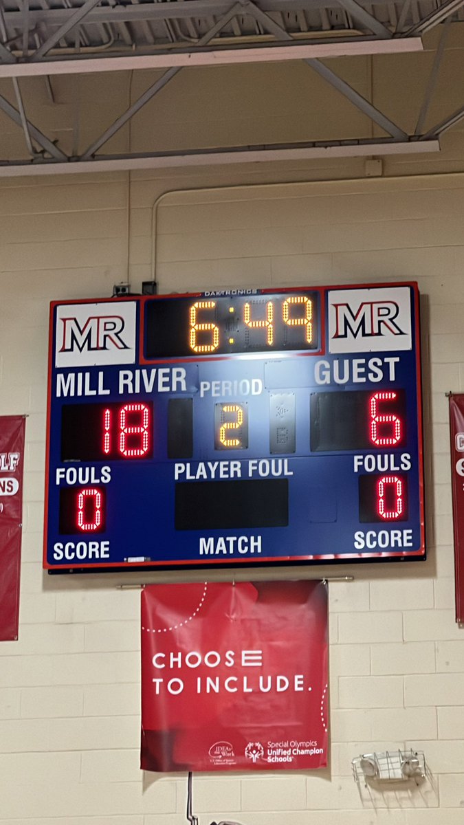 #unified #basketball  HALFTIME!