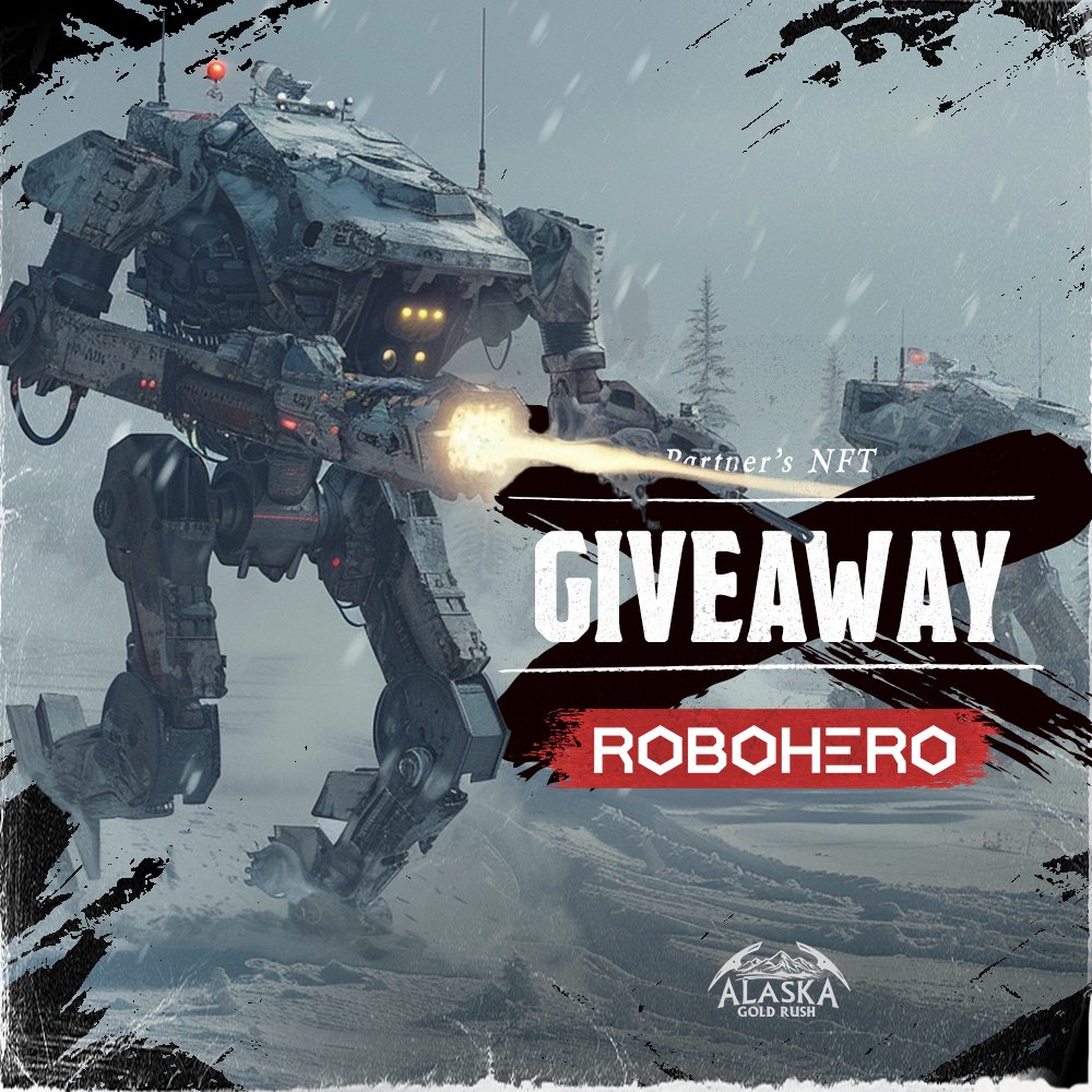 Hey there Alaskan Fam! Today We've got a flash NFT #giveaway for our partners from RoboHero.io 🎁 To get a tasty NFT #airdrop🪂 just: 1. Join t.me/robohero 🤖 2. Follow twitter.com/alaska_game 🤠 3. Join discord.com/invite/5UVPuBW… 🕹 3. Comment this post