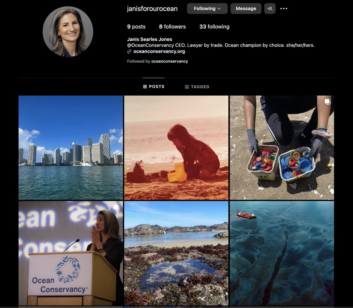 I took the the plunge and joined Instagram. Follow me @ janisforourocean for updates on our work at @OurOcean (and the occasional dog picture): instagram.com/janisforouroce…