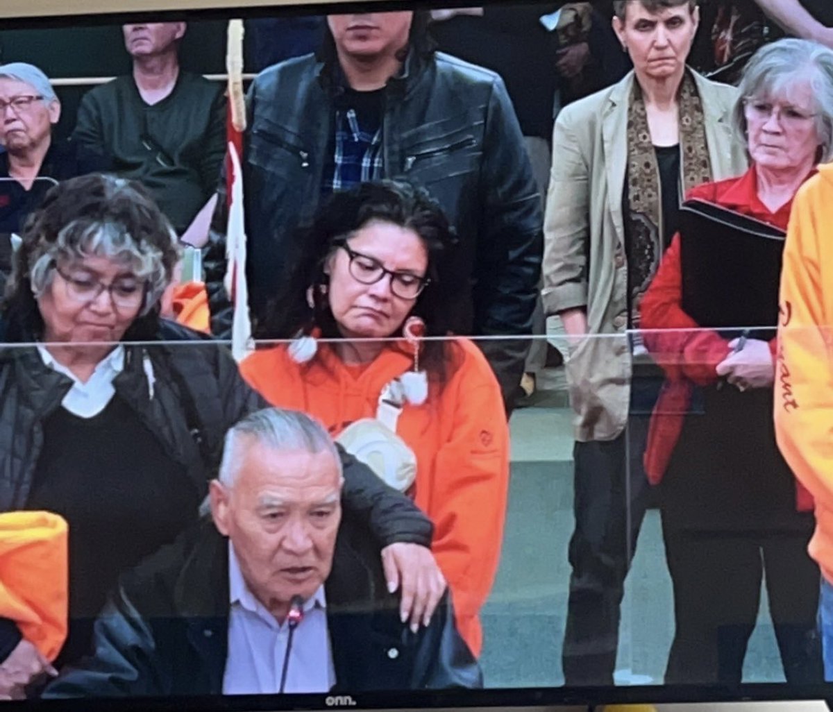A picture says a thousand words. 

An elder cries sharing his experience while mayors wife and Frances Widdowson continue to deny and cause harm right after time. 

Ron Paull needs to step down. 

#quesnel