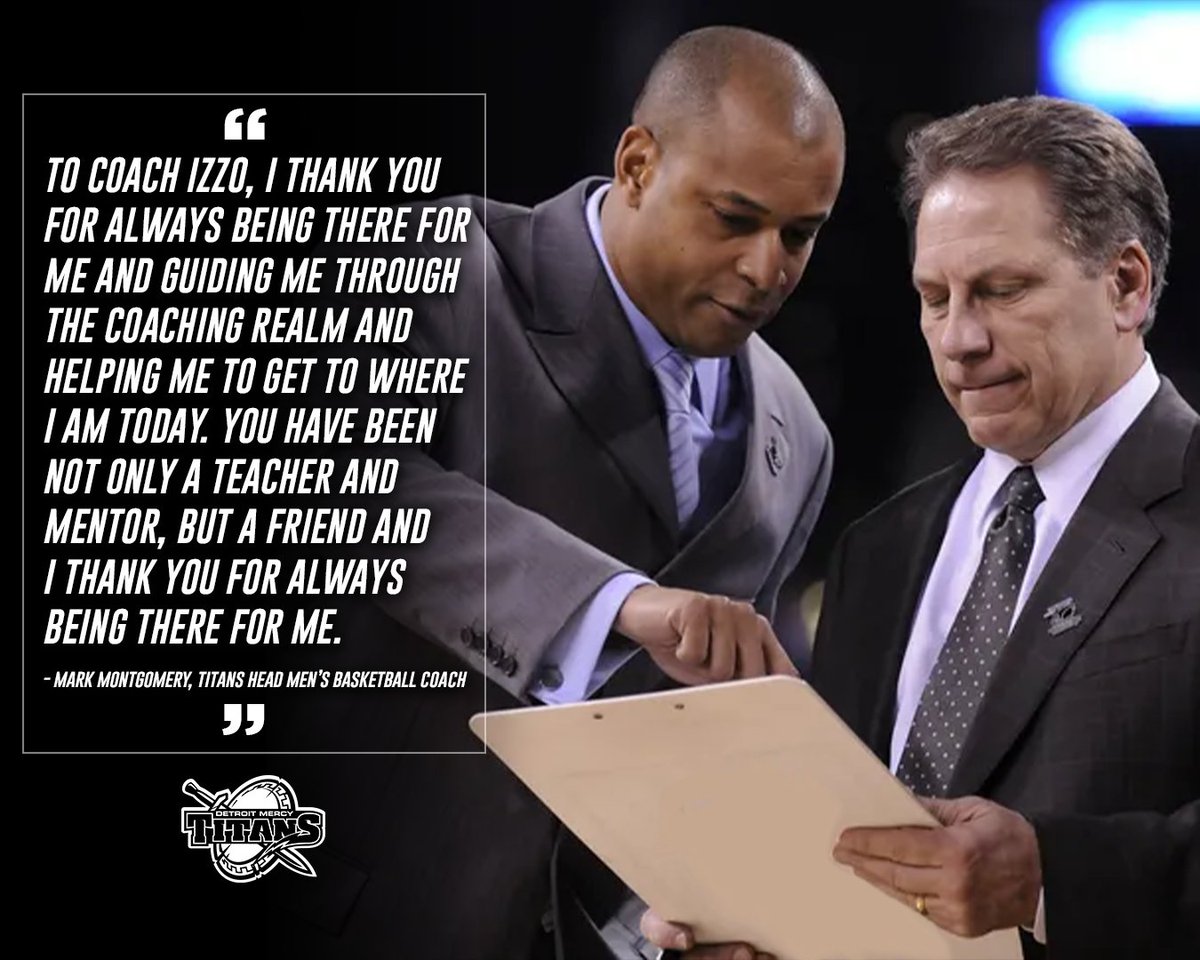 Great quote to @MSU_Basketball HC Tom Izzo #ThankYou