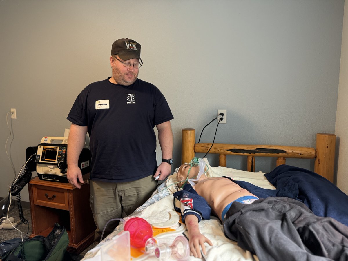 Bringing life-saving skills to Plains, MT! 🚑 Our team, Charity Stephens & Lee Roberts, recently trained Plains EMS workers on TSII, including EPIC & TBI training. Simulation training is crucial for preparing healthcare workers to save lives. #SimulationTraining #HealthcareHeroes