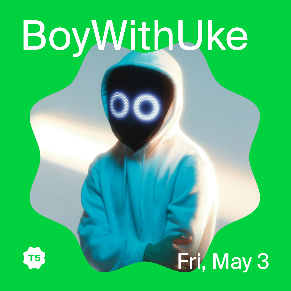 BoyWithUke will be bringing all the vibes to Terminal 5 next month ⚡️don't wait, get your ticket today!