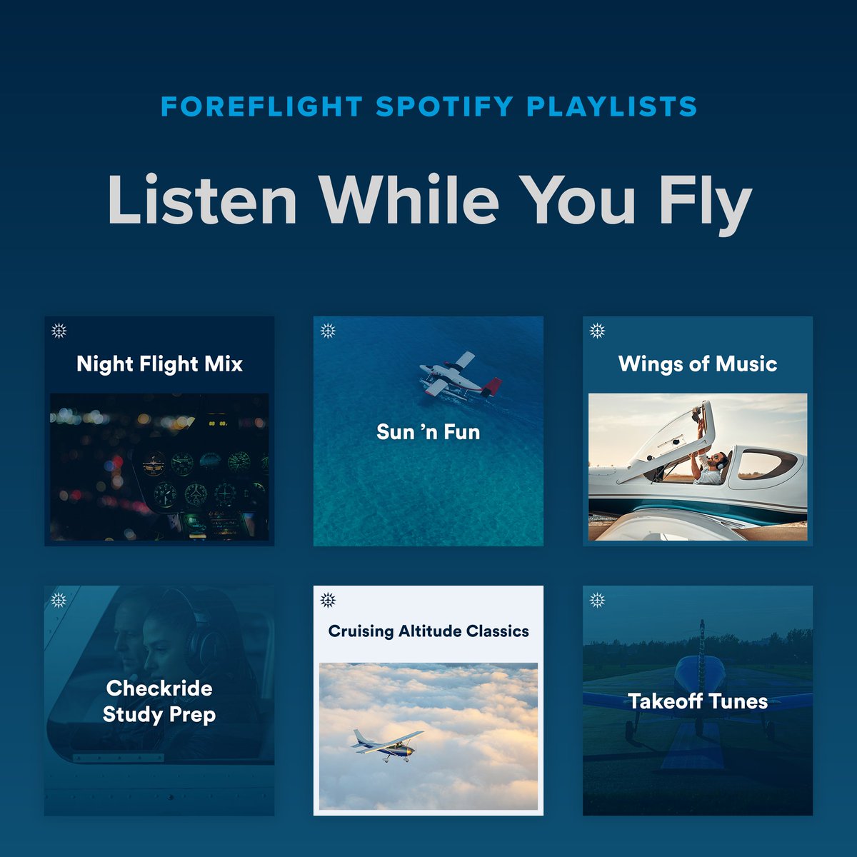 As excitement builds for Sun 'n Fun 2024, we're thrilled to announce that ForeFlight has taken flight on Spotify! #SNF24 You can listen now by clicking here! 🌞✈️🎶 spoti.fi/3J43JbL