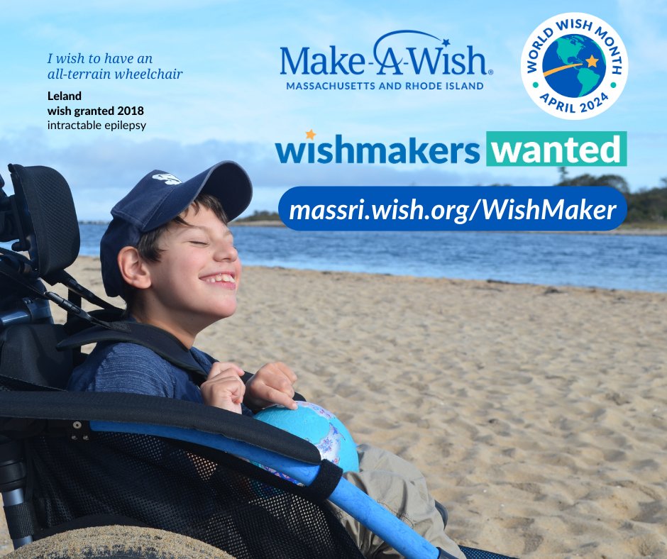 This World Wish Month, we are all about community. Many companies, organizations, and individuals are holding events and fundraisers, some in your backyard! The ways you can make a difference this April are endless. Visit massri.wish.org/WishMaker to find events and get involved.