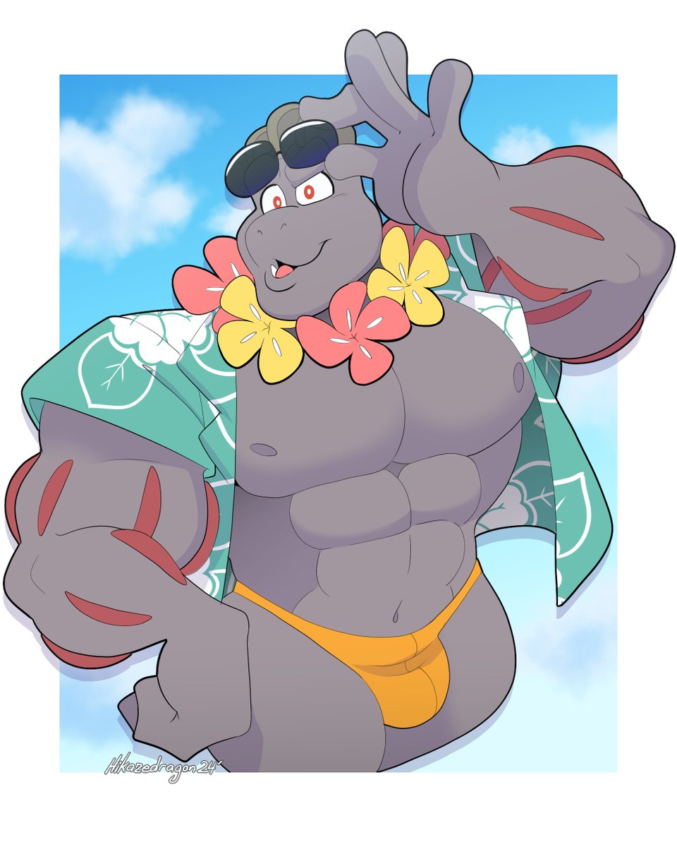 Aloha Machoke~💪🩳🕶️