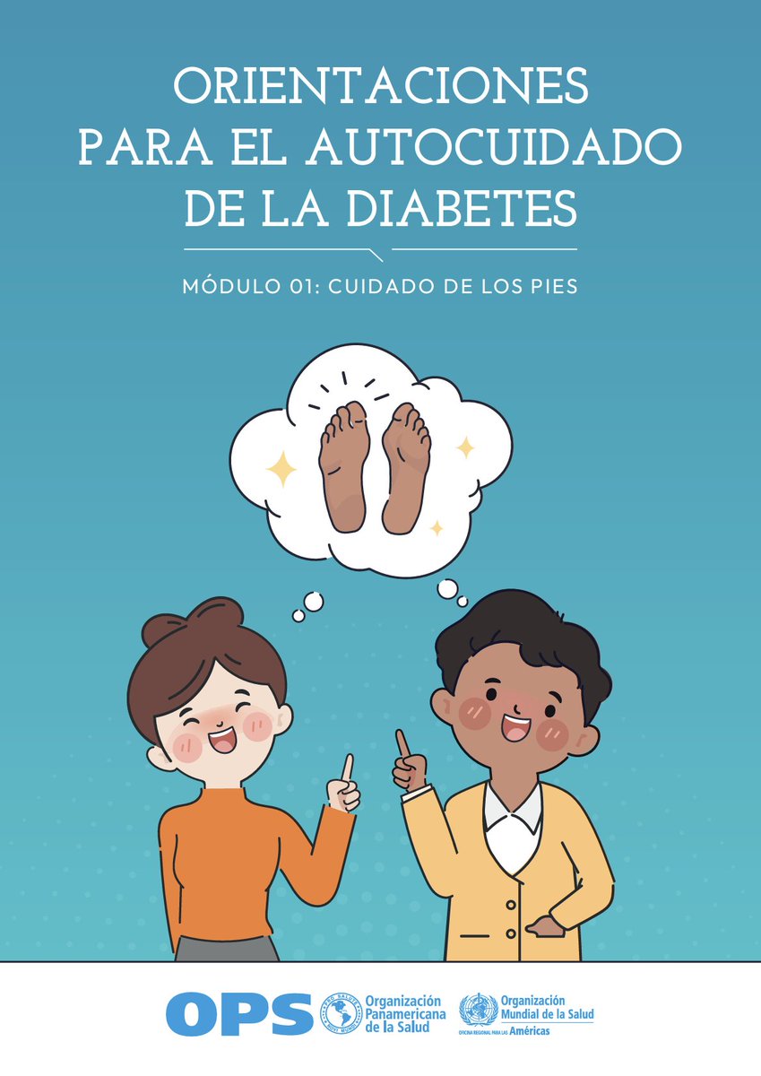 📚 La Diabetes y los pies En esta publicación se describe un elemento clave en el cuidado de la #diabetes y está dirigida a las personas con la enfermedad, a sus familias y a sus cuidadores: iris.paho.org/handle/10665.2… #PublicacionesOPS