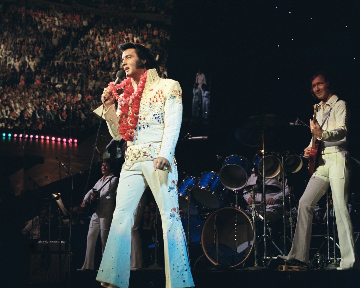 Elvis Presley's iconic concert 'Aloha From Hawaii' was recorded on January 14, 1973. However, due to a scheduling conflict with Super Bowl VII, it did not air in the United States until April 4 of that year! See items from the 'Aloha From Hawaii' concert right here at Graceland!