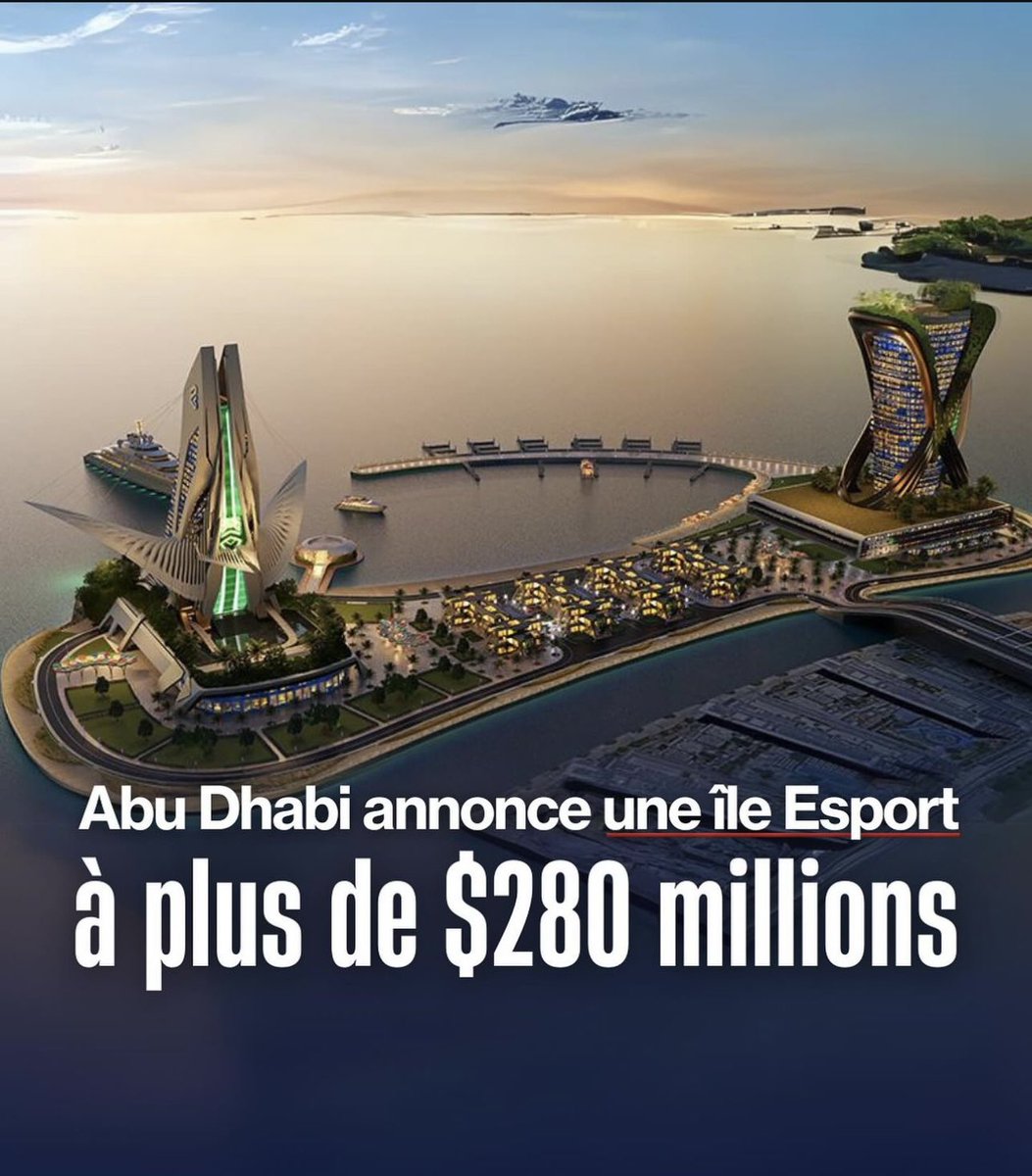 drm_jeremy's tweet photo. Abu Dhabi announces an Esport Island worth over $280 million 🔥🤩
#GamingCommunity #Web3Gaming #GamiCommunity https://t.co/wG6KM0ILWC