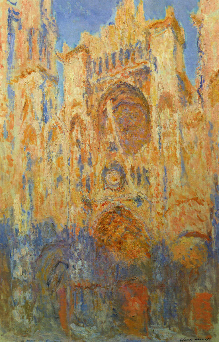 Rouen Cathedral, 1893 Get more Monet 🍒 linktr.ee/monet_artbot
