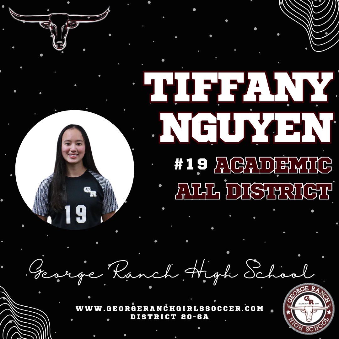 🔥 TIFFANY NGUYEN #19 🔥 Academic All District District 20-6A @CoachADutch @pinkpatterson #WeAreGR #ohoh #oneherdoneheartbeat