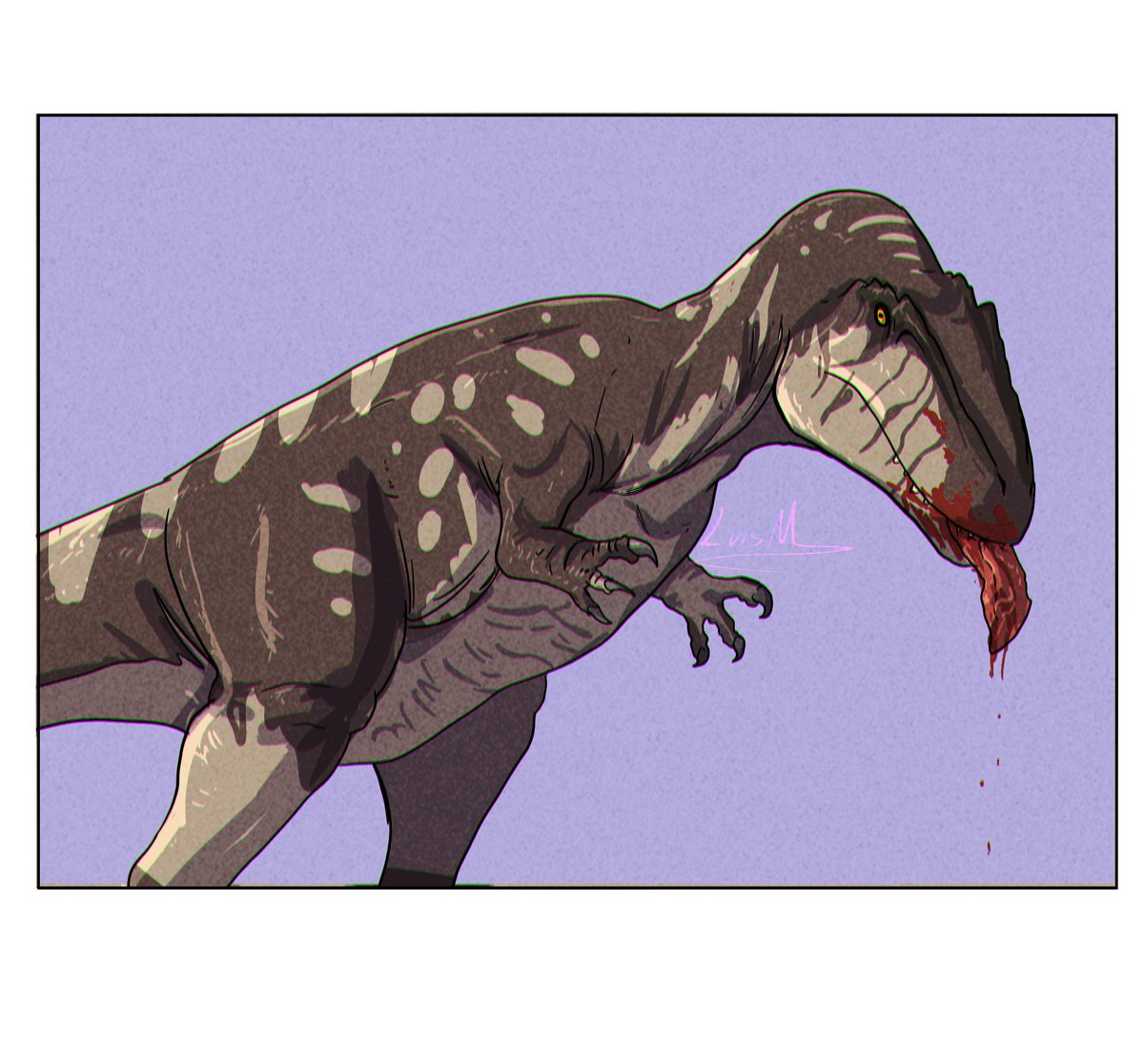 LLgr0912's tweet image. giganotosaurus... mi papá 

#dinosaurios #dinosaurs #dibujo #giganotosaurus #JurassicWorld #paleoarte