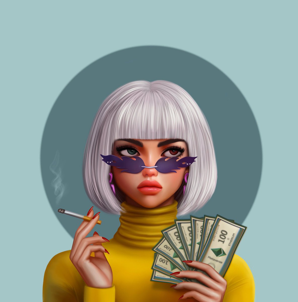 Rebel Society (@rebelsocietybtc) on Twitter photo Rebels, we are ecstatic to introduce our latest rebel art drop MEREBERL by <a href="/MerinMiler/">Marina.eth🖤 NFT.NYC 2024/2025</a>! How fire is this rebel!🔥🔥 Follow <a href="/MerinMiler/">Marina.eth🖤 NFT.NYC 2024/2025</a> to keep up with her latest art. Also, don’t forget to join our Discord for exclusive details about the drop!❤️ #RebelArtDrop Rebels, we are ecstatic to introduce our latest rebel art drop MEREBERL by <a href="/MerinMiler/">Marina.eth🖤 NFT.NYC 2024/2025</a>! How fire is this rebel!🔥🔥 Follow <a href="/MerinMiler/">Marina.eth🖤 NFT.NYC 2024/2025</a> to keep up with her latest art. Also, don’t forget to join our Discord for exclusive details about the drop!❤️ #RebelArtDrop