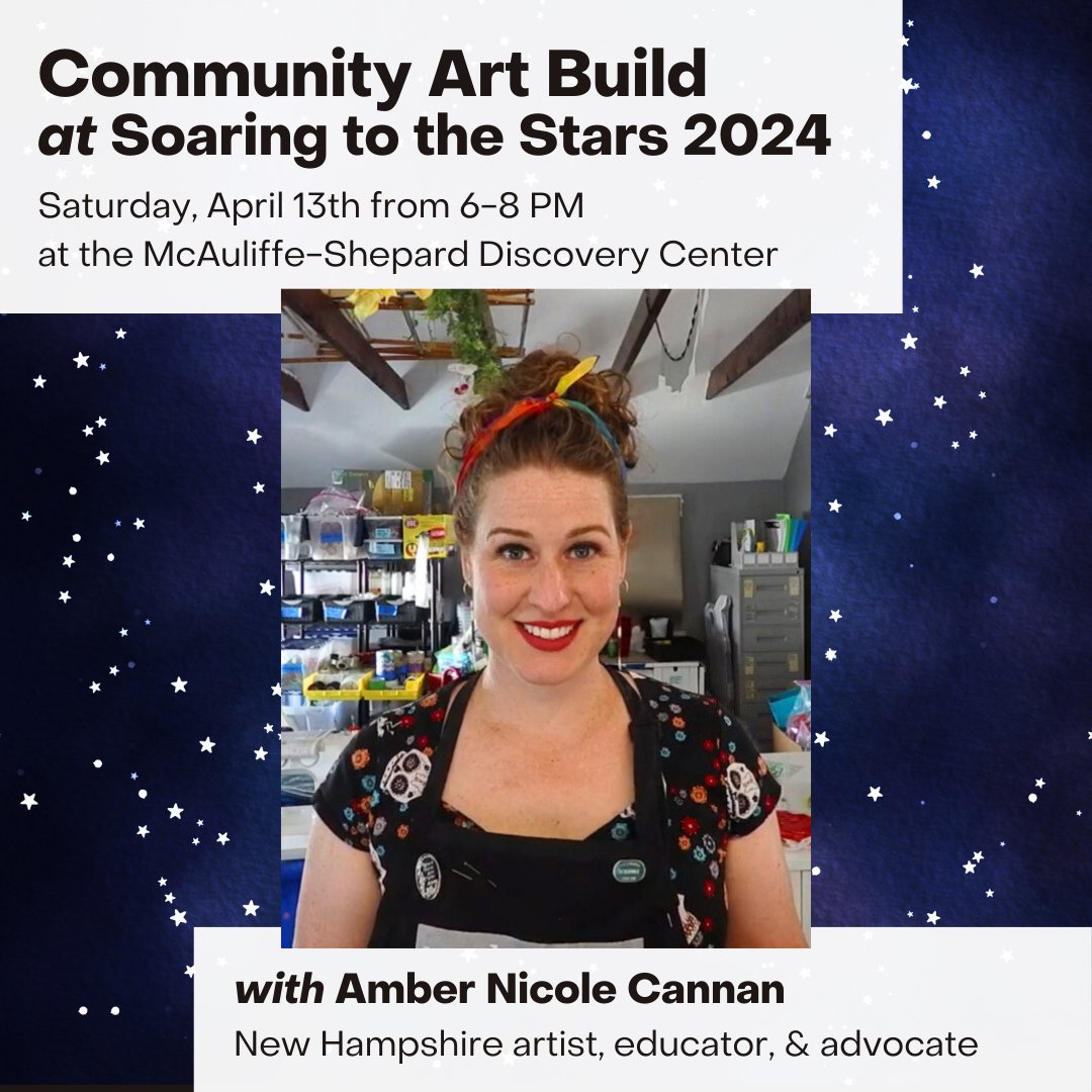 Announcing another star 🌟 of Soaring 2024 - We are so excited to share that Amber Nicole Cannan will be leading a community art build at our event this year! Register to join us for this creative activity and more: secure.lglforms.com/form_engine/s/…