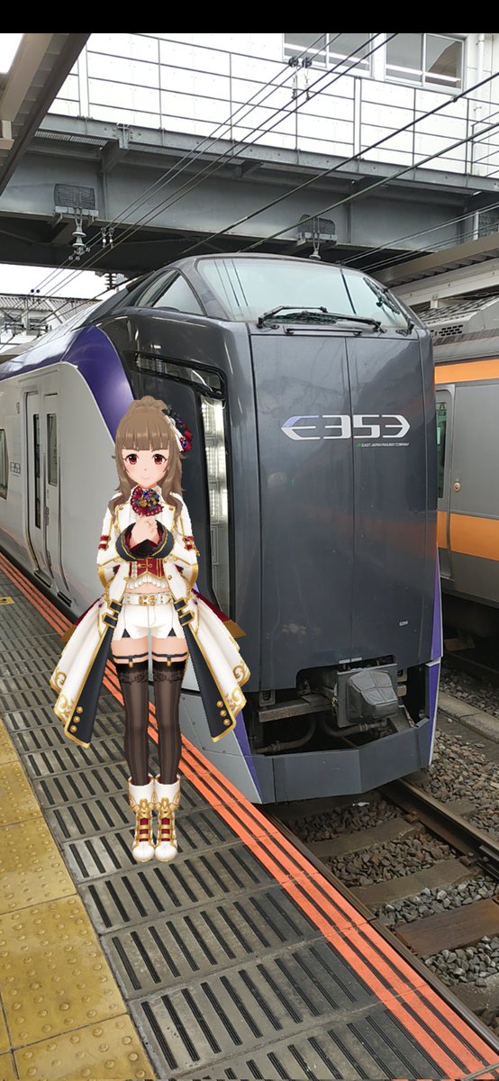 gelaMScgCYP1's tweet photo. 中央線E353系特急はちおうじとしぶりん、加蓮、奈緒
#デレマス
#デレステ
#cg_UNITTOUR
#cg_UNITTOUR大阪
#渋谷凛
#福原綾香
#北条加蓮
#渕上舞
#神谷奈緒
#松井恵理子
#Triad_Primus
#トライアドプリムス
#中央線
#特急はちおうじ
#はちおうじ https://t.co/HIhtje4kb5
