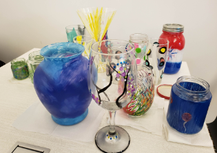 Flash! New workshop opportunity. Join the liaisons in Canton Tuesday 4/23 for Glass painting. We'll provide all the supplies - just bring your creativity. Check the Art Info page for details and to sign up.