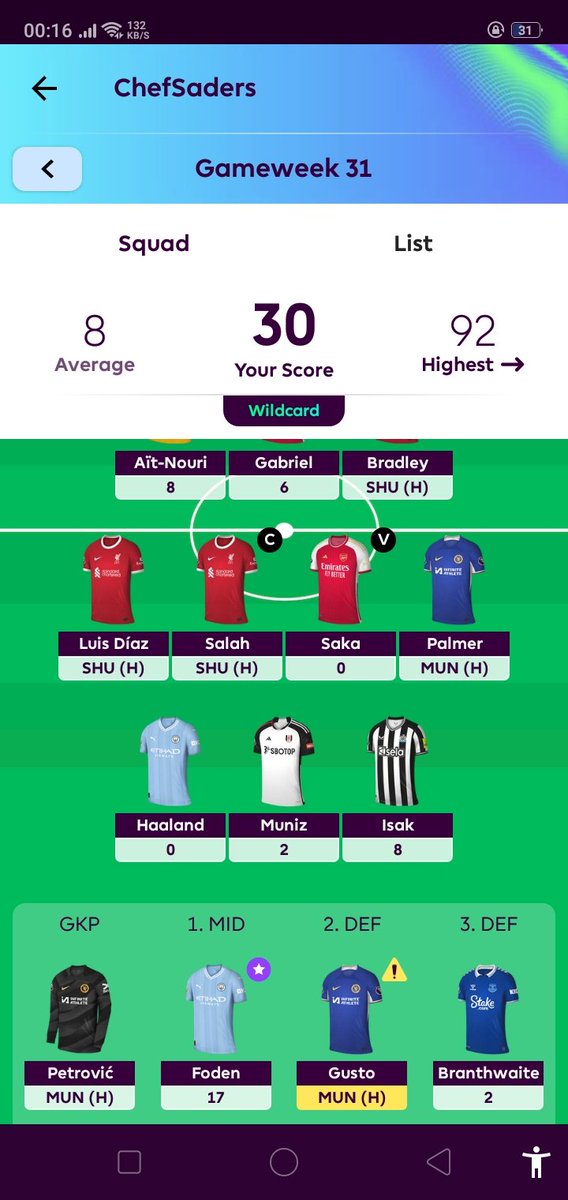 jarnilicous's tweet photo. @FPLMattW Who does Foden come in for haaland or Saka? Arsenal game played first 😆 https://t.co/a6QJj7Hkoc