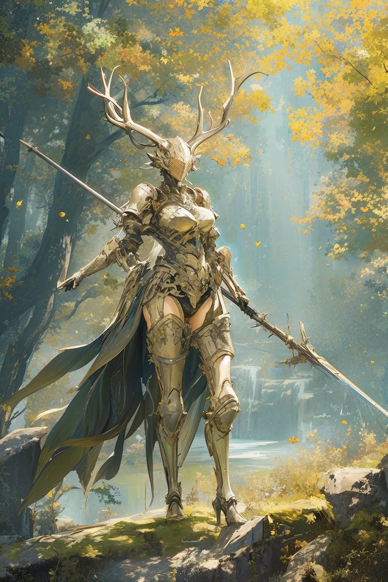 Deer Knight in the Forest

nijijourney v6 + StableDiffusion i2i