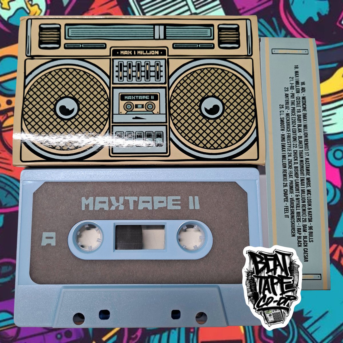 Beat Tape Co-Op (@beattapeco_op) on Twitter photo Max I Million - Maxtape II
Released On: March 1, 2024
Bandcamp: inserttapes.bandcamp.com/album/maxtape-…
#MaxIMillion #InsertTapes #Mixtape #HipHop #Remixes #BoomBap #Cassette #Tape #Support #BeatTapeCoOp
Cassette Respect goes out to <a href="/_max_i_million_/">Max I Million</a>& <a href="/InsertTapes/">Insert Tapes</a> Max I Million - Maxtape II
Released On: March 1, 2024
Bandcamp: inserttapes.bandcamp.com/album/maxtape-…
#MaxIMillion #InsertTapes #Mixtape #HipHop #Remixes #BoomBap #Cassette #Tape #Support #BeatTapeCoOp
Cassette Respect goes out to <a href="/_max_i_million_/">Max I Million</a>& <a href="/InsertTapes/">Insert Tapes</a>