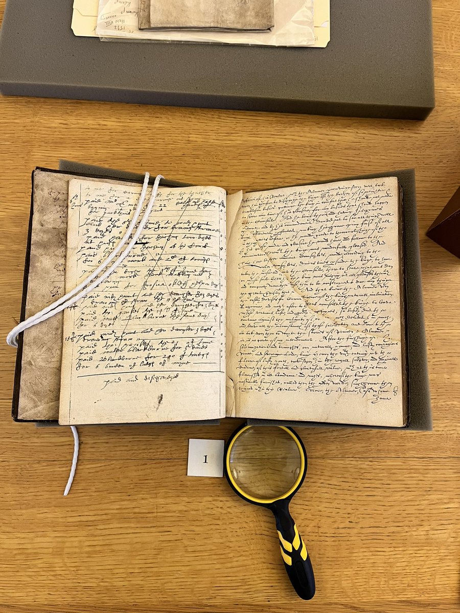 And it’s a (slightly world-weary) manuscript copy of Cavendish’s Life of Wolsey! Thank you Stanford Special Collections!