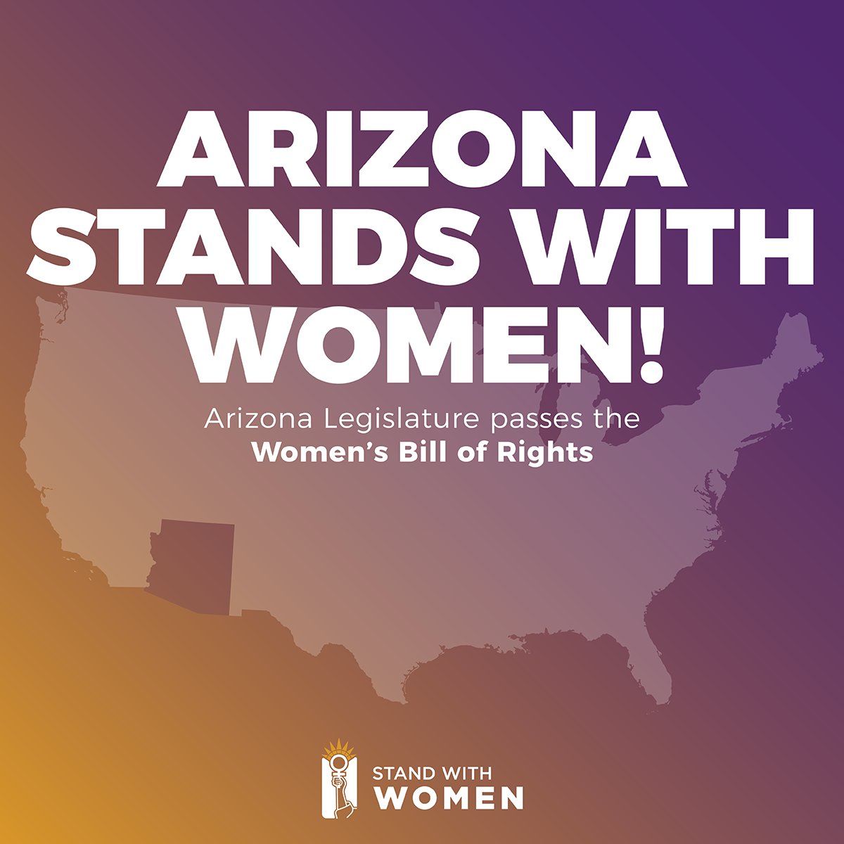 Today is an exciting day for women as we celebrate the Arizona legislature’s passage of the #WomensBillofRights! 🚺 #AZWomensBillofRights helps to protect the existence of single-sex spaces, such as rape crisis centers, domestic violence shelters, prisons, athletic teams, locker