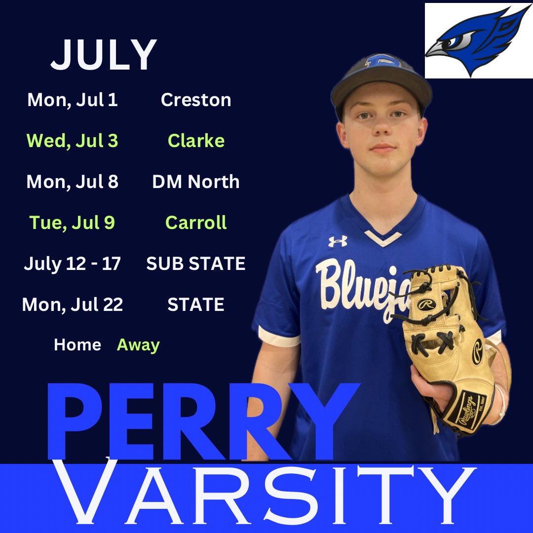 perryiabaseball's tweet photo. Baseball season is here. Mark your calendars to come support the team. https://t.co/d5WXvz3Wod