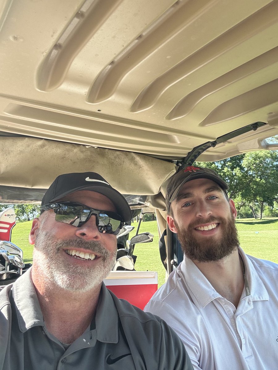 The greens don’t stand a chance this afternoon with me and Ty!