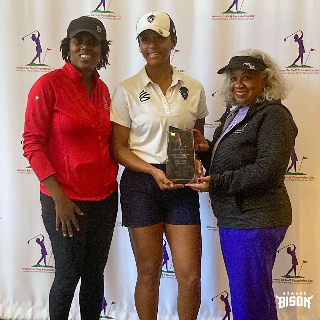 ⛳️ | Congratulations to the ladies of @hubison_golf on winning the 2024 National Women’s Collegiate Golf Championship! The Bison outshot the competition by 40 points with first-year Emily Mayne earning top honors shooting 224 at the Golf Club at Cinco Ranch! #BleedBlue