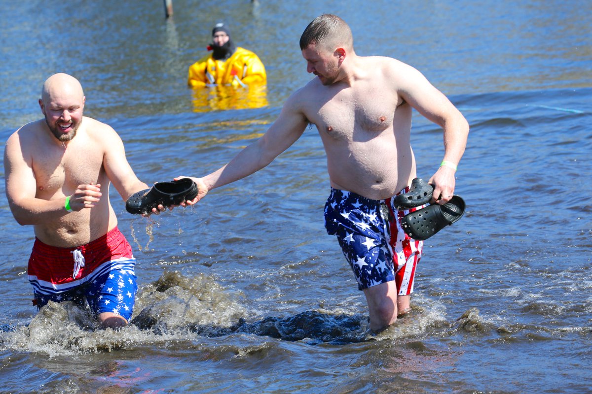 Fun, fantastic photos from our Tolland Penguin Plunge! If you missed it, we've got 2 more Penguin Plunges happening this season. Be a part of the fun & our athletes' success stories-sign up for our Fairfield Plunge on 4/6 or our Monroe Plunge on 4/13:soct.org/plunge #soct