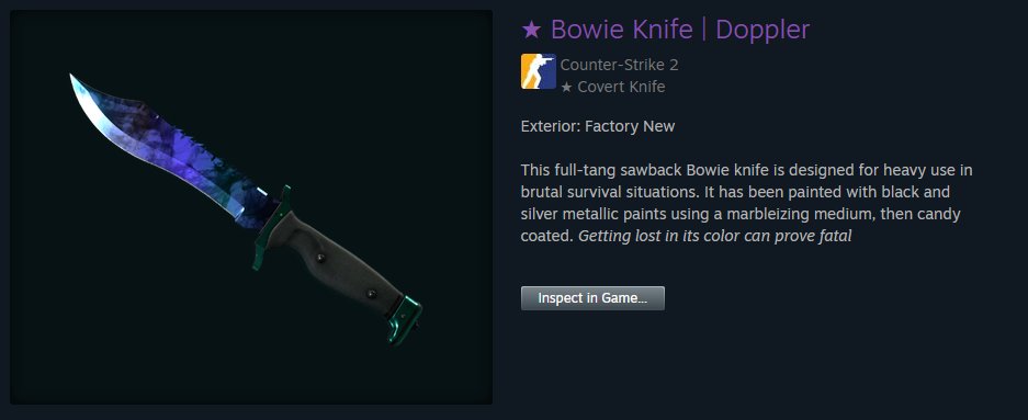 🎁Bowie Knife Doppler Giveaway🎁 ✅RT & Like ✅Follow @officialcsluck & @DrewBills_ ✅Visit csgoluck.com/r/DREW ⏱️Rolling in one week