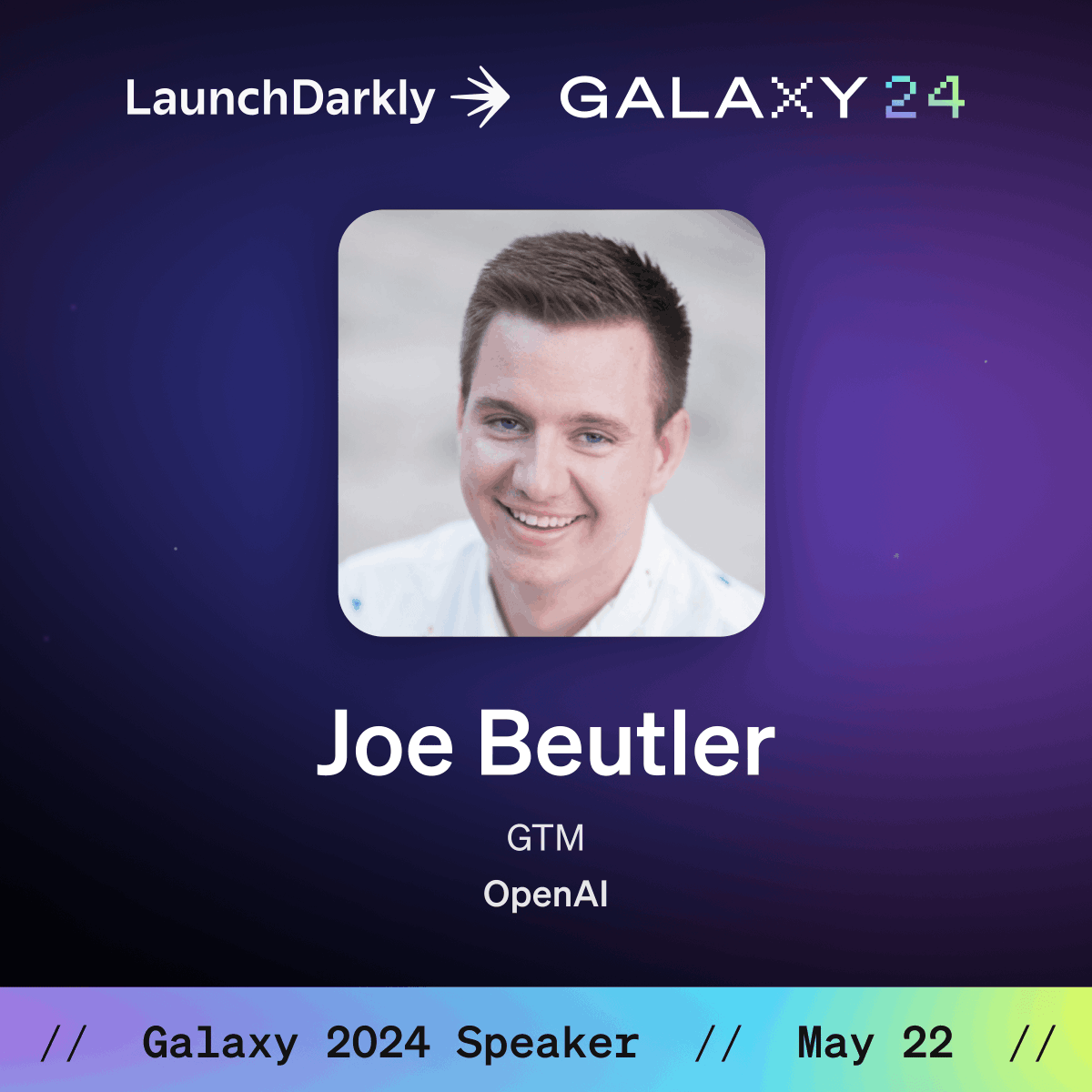 Join us at #Galaxy24 where Joe Buetler from @OpenAI will cover how to leverage multimodal AI solutions within your organziation (and why multimodal #AI is the future) 🤖 🌟 Register Here 👇 launchdarkly.com/galaxy/?utm_so…