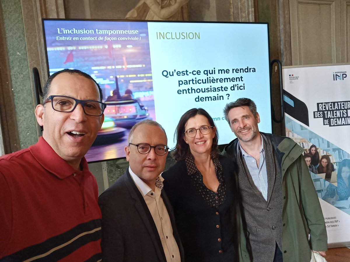 DrMrani's tweet image. #IRGO - Institut de Recherche en Gestion des Organisations #ADERSE 
@univbordeau
#hackathon #RSE #ADERSE
Bravo aux étudiants, aux intervenants et à l&apos;ensemble des participants à cette première journée !
@trebucqbx
@PierreHurmic