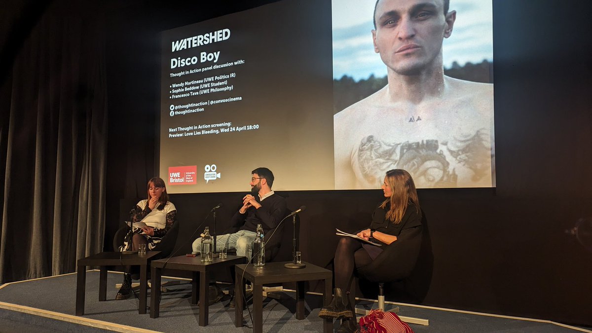 Great discussion about #DiscoBoy tonight at <a href="/wshed/">Watershed</a>. Many thanks to about amazing speakers, guests, and public for joining us.