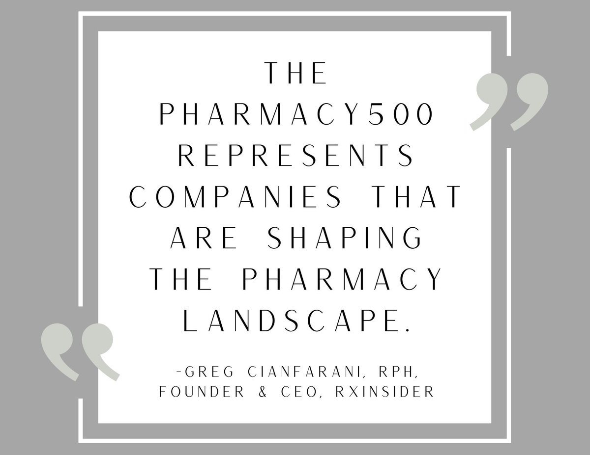 Honored to have been awarded a spot on the 2024 Pharmacy500 List by @RXinsider! pharmapointrx.com/rev/news_artic…