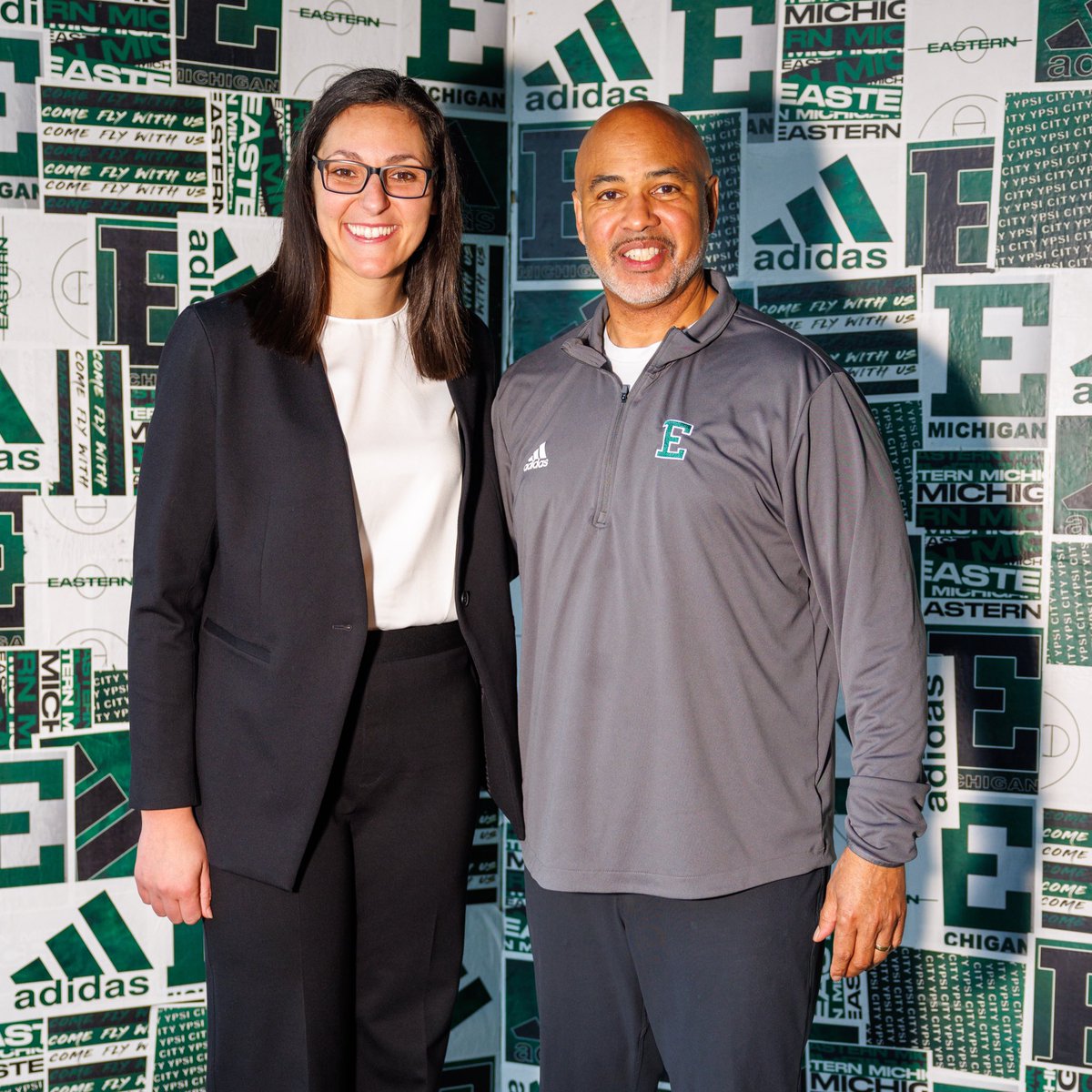 EMU MBB 🤝 @EMUWBB Pleased to welcome @Coach_Sahar to EMU! 👋 #EMUEagles