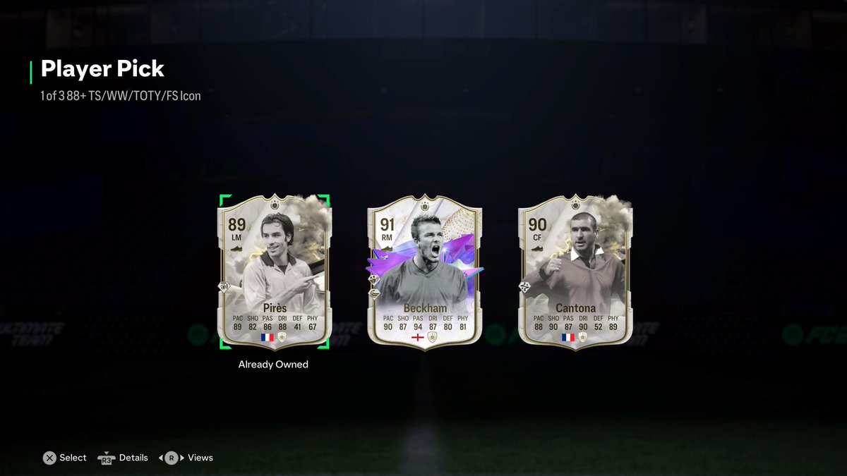 Mrab237's tweet photo. @WastefulBlimp Didn’t know I could get Beckham? I thought he was an SBC?? https://t.co/i6gDDTvWP2