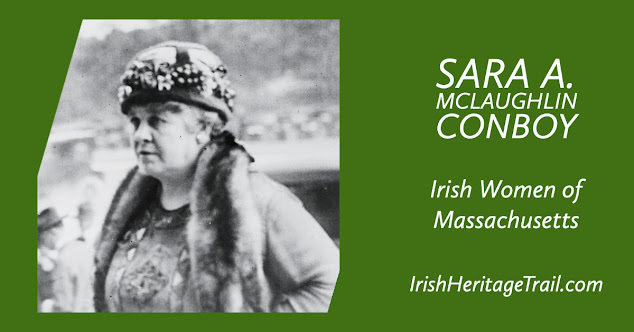 Shout-out to #BostonIrish labor leader Sara A. McLaughlin, born #OTD on April 3, 1870 in #SouthBoston. Sara devoted her life to working people, led strikes in #Roxbury + the #BreadandRoses in #LawrenceMA +  started a #bank for union families.   irishboston.blogspot.com/2023/03/sara-a…