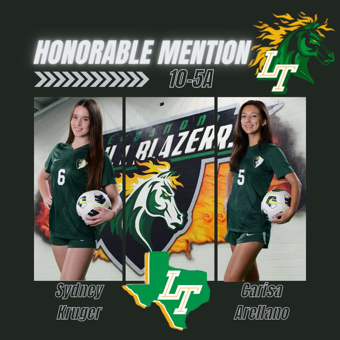 💚⚽️Big shoutout to these girls for Honorable Mention! Your passion and teamwork have not gone unnoticed. Keep inspiring on and off the field! ⚽️👏
<a href="/LebanonTrailHS/">Lebanon Trail</a> <a href="/Friscoisdsports/">Official Frisco ISD Sports</a>
