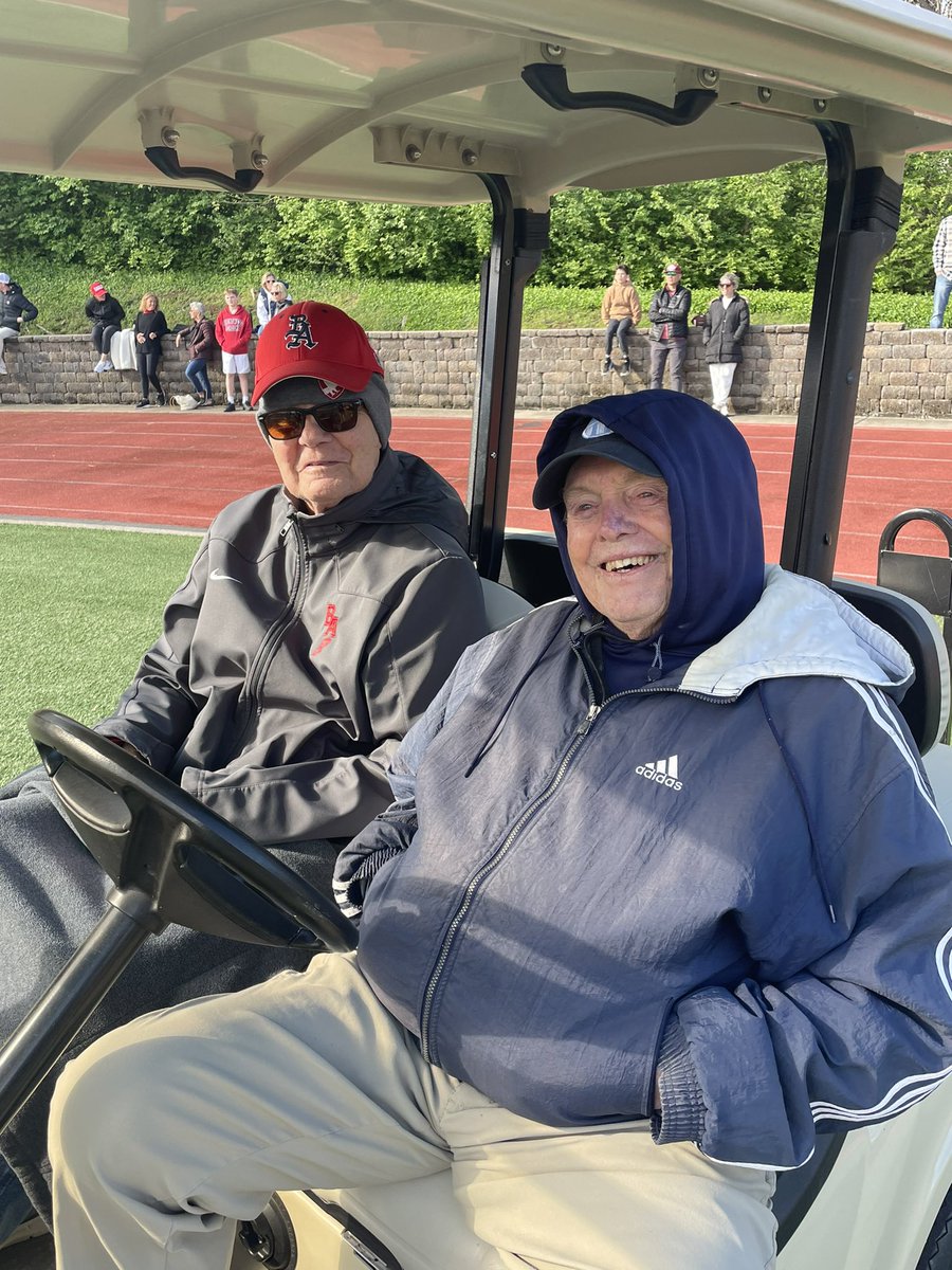 So great to see Mr. Brown and Coach Harper at the Harper Relays today! Follow along on Instagram for updates from the meet!