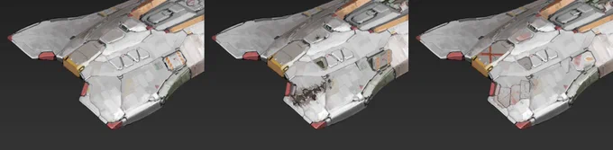 2021. Damage and modification to a spacecraft over time. Definitely interested in approaching this in 3d 