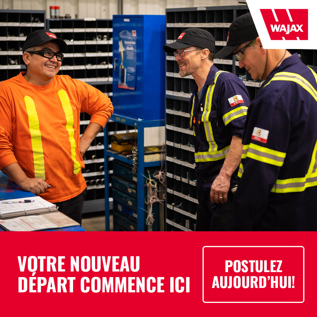 À la recherche d’un nouveau départ pour votre carrière? Joignez-vous à l’un des chefs de file des produits et services industriels au pays.

Voyez les postes affichés d’un océan à l’autre et postulez ici! bit.ly/4898D1i