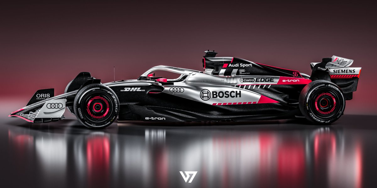 wiechuczek's tweet photo. Audi Sport F1 Team 2026 Livery Concept
@audisport
IG: @_w1echuz      

Photoshop ● Blender ● Lightroom ● Substance Painter      

#f1 #formula1 #graphicdesign #concept #conceptlivery #f1livery #ferrari #liverydesign #audi #liveries #design #f1concept #sainz #audisport #audif1 https://t.co/iu4r8ydO0y