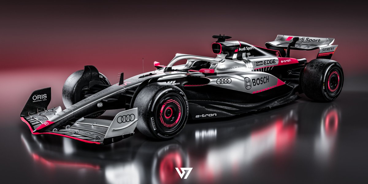 wiechuczek's tweet photo. Audi Sport F1 Team 2026 Livery Concept
@audisport
IG: @_w1echuz      

Photoshop ● Blender ● Lightroom ● Substance Painter      

#f1 #formula1 #graphicdesign #concept #conceptlivery #f1livery #ferrari #liverydesign #audi #liveries #design #f1concept #sainz #audisport #audif1 https://t.co/iu4r8ydO0y