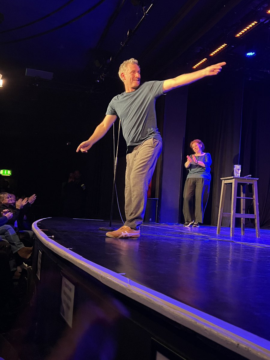 A thousand thanks to @adamhillscomedy and @Michellesfunny for tonight's absolutely brilliant gig at the lovely @lsqtheatre We feel so lucky to have seen 4 of your shows in this preview run - all have been fantastic with something different each time