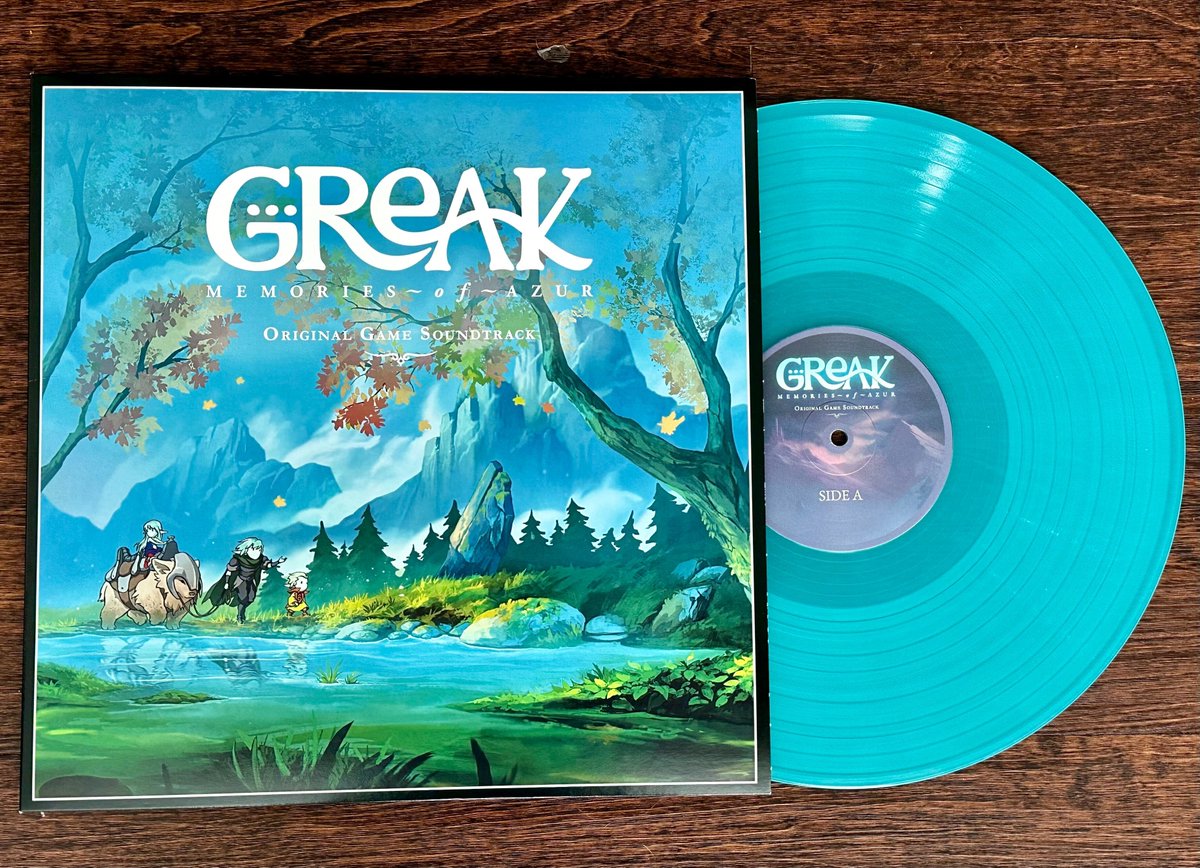 Immerse yourself in the lands of Azur by listening to the Greak orchestral soundtrack 🎵

The Sea Blue Vinyl by <a href="/MateriaColl/">Materia Collective</a> is available now! 💿
materia.store/products/greak…